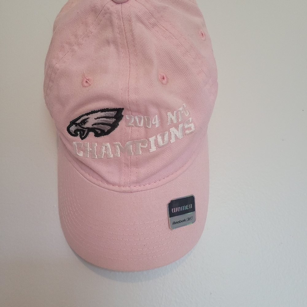 Pink Philadelphia Eagles 2004 championship hat